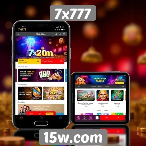 Desempenho do site 7x777 em dispositivos móveis