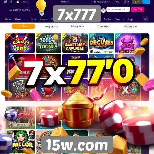 Experiência do usuário no site de jogos 7x777
